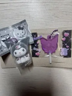 クロミ キャンディチャームズ　ふわふわフロッキーマスコット　2個セット