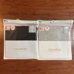 極暖ヒートテックカシミヤブレンドクルーネックＴ M ブラック グレー