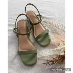 Gianvito Rossi サンダル JAIME05 グリーン 35 Gianvito Rossi サンダル JAIME05 グリーン 35 - メルカリ