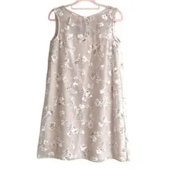 ジルスチュアート ワンピース 花柄 くすみピンク パーティー 二次会 結婚式