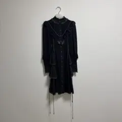 黒いゴスロリ・ロリータドレス