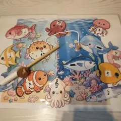 魚釣りで楽しく音符・休符学習♪ ピアノ教室 レッスングッズ 知育教材⑬のサムネイル