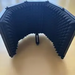 アコースティックパネル スタンド式 黒 サウンド吸収マイク等