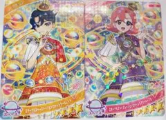 ひみつのアイプリ　リング３だん　お店でアイプリコンテスト　すばる　おとめ　２枚組