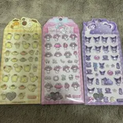 【正規品】サンリオ 海外限定 ボンドロ風 シール 3枚セット マイメロディ