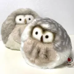 【2点セット】モンスイユ　ルイーズ フクロウぬいぐるみ　ふわふわ　ボア　グレー 2026年最新】モンスイユ ルイーズの人気アイテム - メルカリ