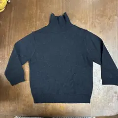 黒 タートルネック 90