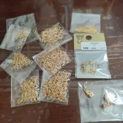 Cカン ピアス ネックレス アクセサリーパーツセット