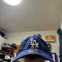 LA ネイビー キャップ 9TWENTY 調整可能