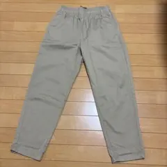 GU シェフパンツ Sサイズ濃いベージュ色のサムネイル