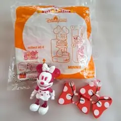 未開封　ミニーマウス　マクドナルド　おもちゃ　ミニーキーチェーン　お菓子クリップ