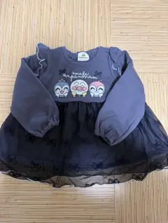 アンパンマン　チュールトップス　ドキンちゃんコキンちゃん　長袖　淡色