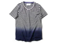 極美品　カーリーCURLY ボーダー グラデーション Tシャツ　カットソーのサムネイル