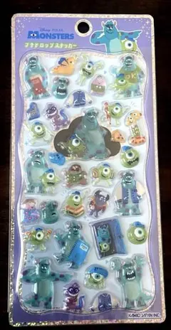 【カミオ正規品】モンスターズインク　プチドロップステッカー