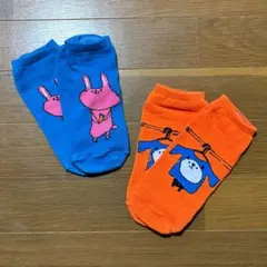 ウサギとキャラクターのソックスセット