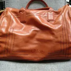 デカッ゙(⌒▽⌒)Chloé ブラウンレザー ショルダーバッグです。