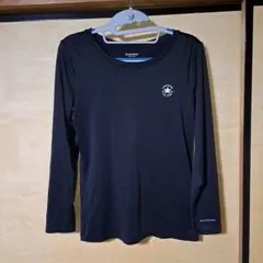 CONVERSE アンダーウェア アンダーシャツ インナー 長袖 黒 ブラック
