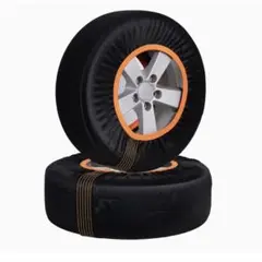 タイヤチェーン 布製 タイヤチェーン スノーソックス スノーチェーン 軽量 静音