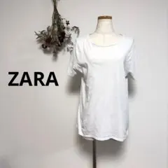 ザラ ZARA Tシャツ 半袖　白