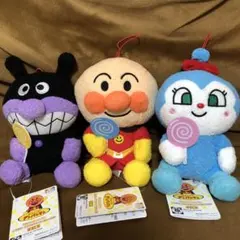 アンパンマン ころふわ カラフルキャンディぬいぐるみ　新品未使用