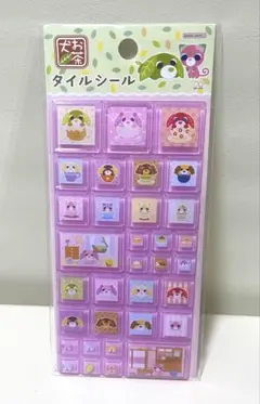 〖正規購入〗お茶犬 タイルシール みんな