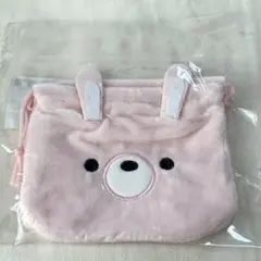 キュートアニマルぬいぐるみ巾着　巾着　うさぎ