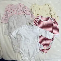 ユニクロ UNIQLO 長袖ロンパース 70サイズ　5枚セット