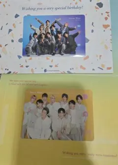 SnowMan 誕生日カード バースデーカード