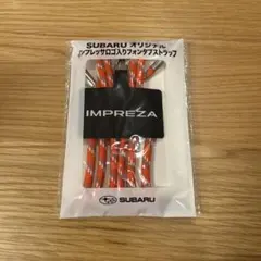 SUBARU IMPREZA ストラップ　オレンジ
