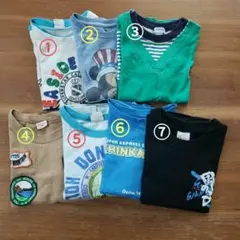 120cm　130cm　男の子　まとめ売りTシャツ