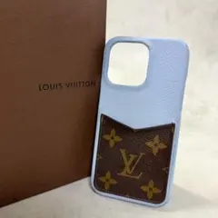 ルイ・ヴィトン iPhone11ケース モノグラム ネイビー ブルー - メルカリ