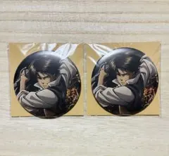 進撃の巨人 WIT 缶バッジ リヴァイ 悔いなき選択 悔い選 2個セット