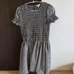 moussyギンガムチェックミニワンピース