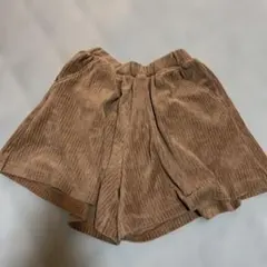 【美品】branshes コーデュロイ ハーフパンツ 130 ブラウン