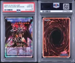 遊戯王 PSA9 ドラグーンオブレッドアイズ オーバーフレーム プリズマ