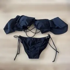 ブラックフリルセパレート水着 9M San ai resort サンアイリゾート