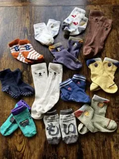 ベビーキッズ靴下 まとめ売り 12足セット 男の子　13〜16cm