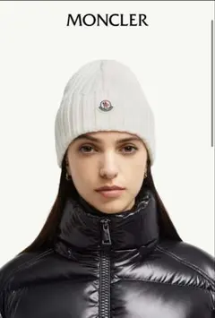 2026年最新】MONCLER カラー：ホワイト系 レディース ニット帽