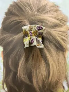 インド刺繍リボン ポニーフック