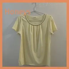 .:*☆ Honeys 半袖カットソー 黄色 .:*☆