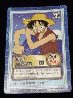 希少 1999年 BANDAI ワンピース カード ルフィ 船長の資質 S02 - メルカリ