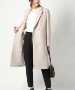 【美品】BARNYARDSTORM ドットボタン チェスターコート カシミヤ混