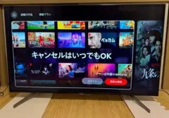 全国送料込❣️量子ドットフナイ49型録画機能1TB内蔵4KAndroid動画