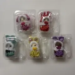 シルバニア　カラフルウサギコスチューム　40周年　コンプリート　新品未開封