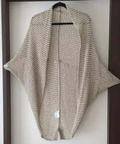 ベージュ ロングカーディガン Mサイズ