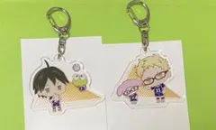ハイキュー　サンリオコラボ　アクリルキーホルダー　月島&山口セット