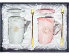 Bomiae 太陽と月　ペアカップ　ギフトボックス付き