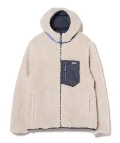 patagonia / リバーシブルレディフレディフーディ キッズXXLネイビー