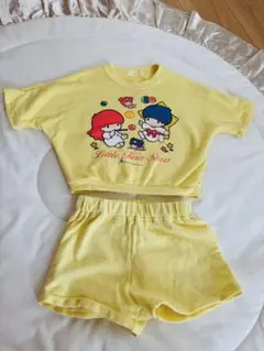 レトロ　レア　SANRIO リトルツインスターズ パジャマセット