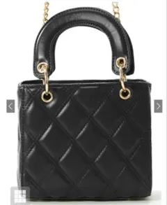 【最終値下げ美品】GRLキルティングチェーンスクエアショルダーバッグ tr406